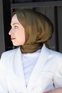 Lamelif Janjan Şal Asker Yeşili