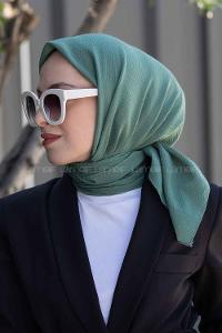 Lamelif Mio Caz Eşarp Mint Yeşili