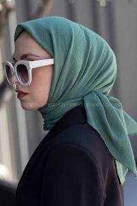 Lamelif Mio Caz Eşarp Mint Yeşili