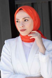 Lamelif Mio Caz Eşarp Oranj