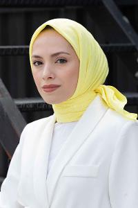 Lamelif Bambu Eşarp Sarı