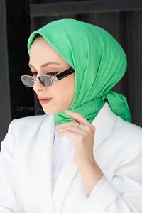 Lamelif Bambu Eşarp Yeşil