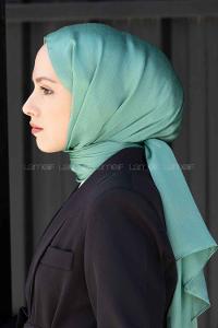 Lamelif Janjan Şal Mint Yeşili