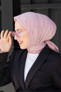 Lamelif Mio Caz Eşarp Açık Pudra