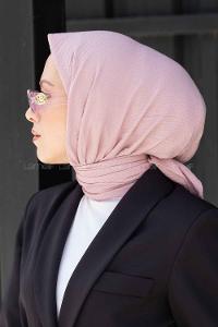 Lamelif Mio Caz Eşarp Açık Pudra