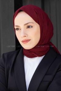 Lamelif Mio Caz Şal Bordo