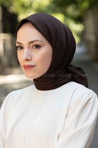 Lamelif Krinkıl Eşarp Acı Kahve