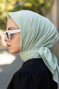 Lamelif Krinkıl Eşarp Su Yeşili