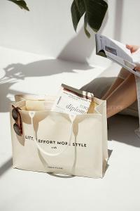 Lamelif Kanvas Plaj Çantası Kadın