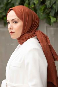 Lamelif Soft Touch Şal Badem