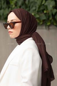 Lamelif Soft Touch Şal Acı Kahve