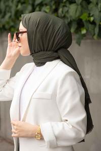 Lamelif Soft Touch Şal Haki