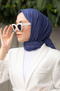 Indigo Cotton Fabric Viscose Fabric Straight Shawl