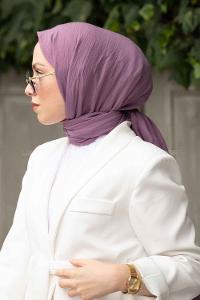 Lamelif Soft Touch Şal Lila