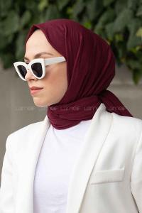 Plum Cotton Fabric Viscose Fabric Straight Shawl
