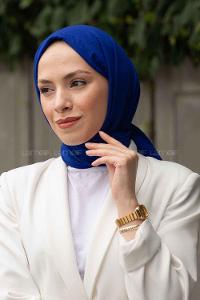 Saxe Cotton Fabric Viscose Fabric Straight Shawl