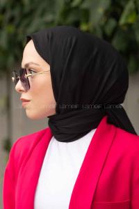 Black Cotton Fabric Viscose Fabric Straight Shawl