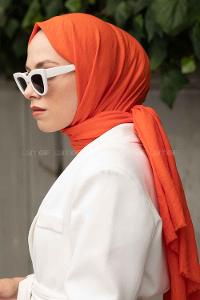 Lamelif Soft Touch Şal Turuncu