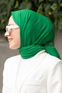 Lamelif Soft Touch Şal Yeşil