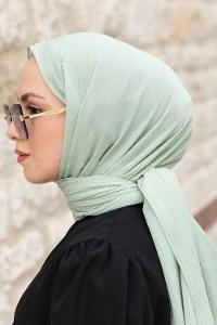 Lamelif Krinkıl Şal Su Yeşili