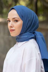 Lamelif Mio Caz Şal Mavi