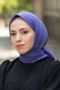 Indigo Cotton Fabric Straight Scarf