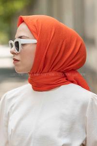 Lamelif Comfort Pamuk Eşarp Turuncu