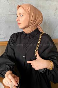 Lamelif Bürümcük Eşarp Camel