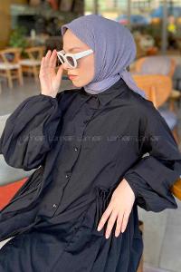 Lamelif Bürümcük Eşarp Füme