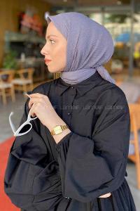 Lamelif Bürümcük Eşarp Füme