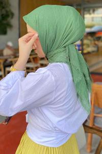 Lamelif Bürümcük Eşarp Orman Yeşili