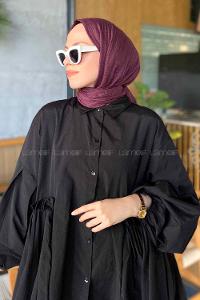 Lamelif Mürdüm Bürümcük Şal