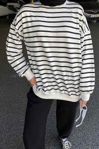 Black Crew Neck Combed Fabric Unprinted Tunic