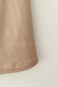 Lamelif Balıkçı Yaka Kısa Kol Body Sütlü Kahve