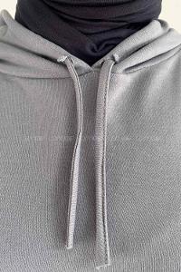 Smoked Hood Neck Sweatshirt