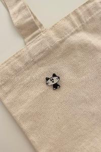 Black Iron Brooch