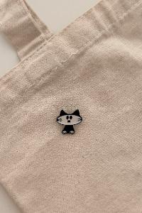 Black Iron Brooch