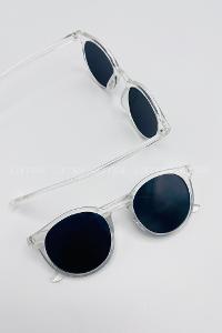 Lamelif Ayris -Şeffaf Çerçeve Siyah Cam- Güneş Gözlüğü