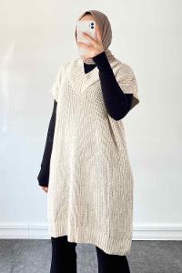 Stone V Neck Knitwear Knitwear