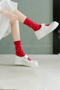 Lamelif 5li Çilek Kolej Çorap