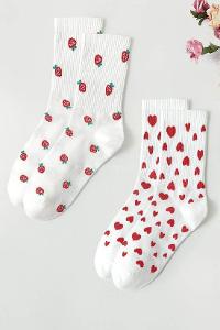 Lamelif 5li Çilek Kolej Çorap