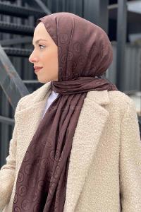 Lamelif LSY Desen Jakar Serisi Şal Acı Kahve