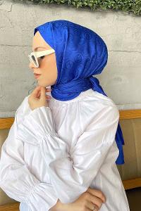 Saxe Viscose Fabric Printed Shawl