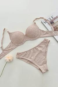 Skin Cotton Fabric Underwire Support Bralet