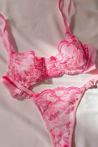 Lamelif Prenses Çiçekli Bra Tül Takım