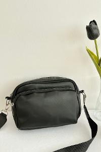 Black Buckle Skin Hand Bag Bag