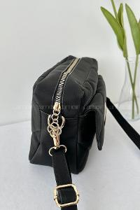 Black Buckle Skin Hand Bag Bag