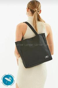 Black Without Accessories Rope Hand Bag Bag