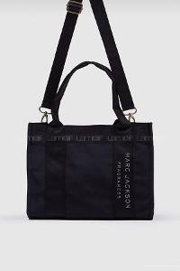 Lamelif Kanvas Kumaş Siyah Çapraz Çanta Kadın Siyah