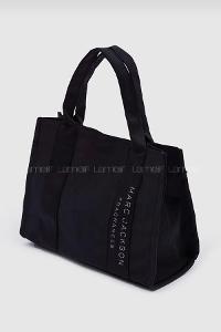 Lamelif Kanvas Kumaş Siyah Çapraz Çanta Kadın Siyah